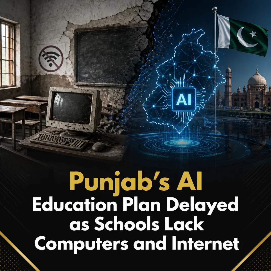 Punjab’s AI Education Plan Delayed as Schools Lack Computers and Internet