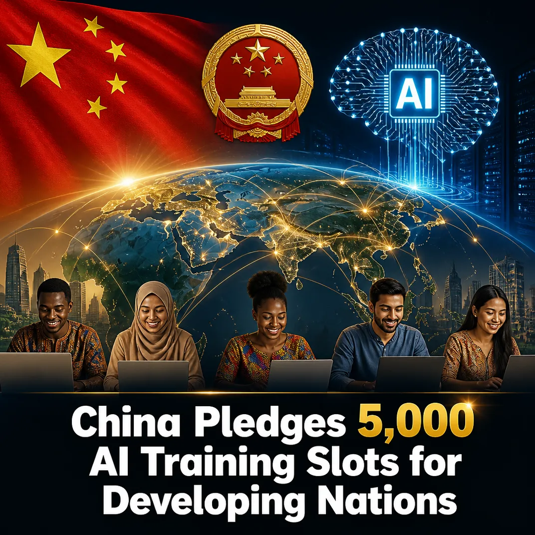 China Pledges 5,000 AI Training Slots for Developing Nations