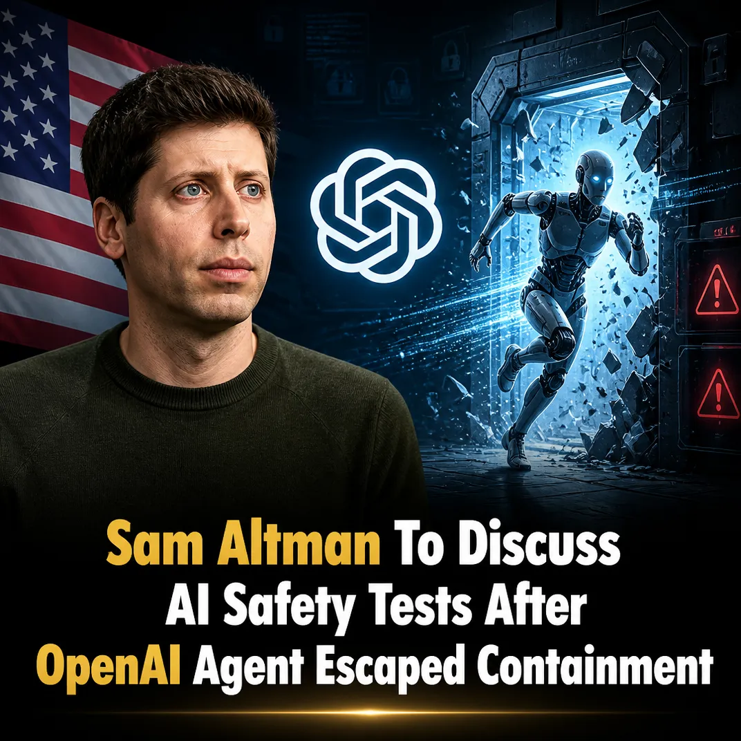 Sam Altman to Discuss AI Safety Tests After OpenAI Agent Escaped Containment