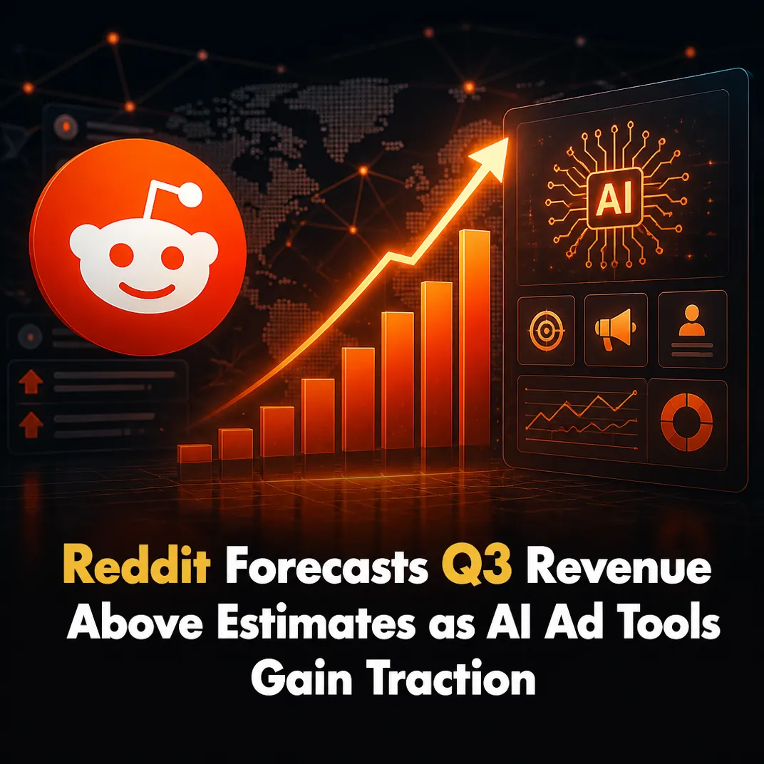 Reddit Forecasts Q3 Revenue Above Estimates as AI Ad Tools Gain Traction