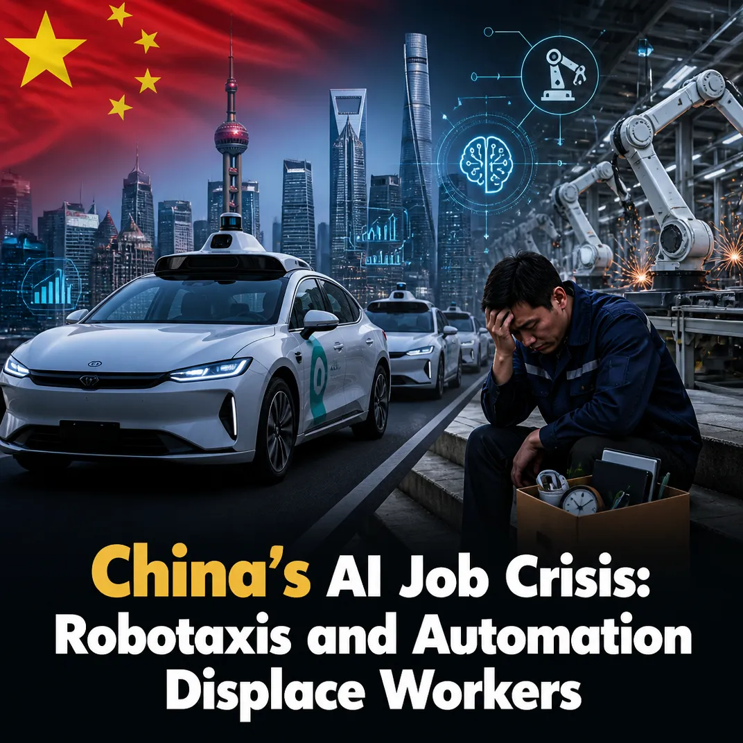 China’s AI Job Crisis: Robotaxis and Automation Displace Workers