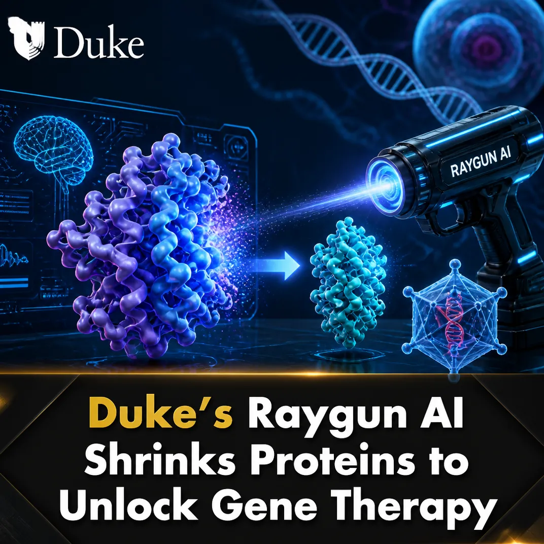 Duke’s Raygun AI Shrinks Proteins to Unlock Gene Therapy