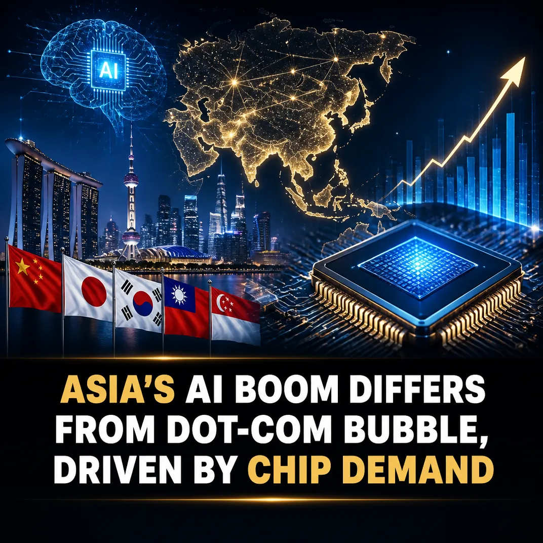 Asia’s AI Boom Differs from Dot-Com Bubble, Driven by Chip Demand