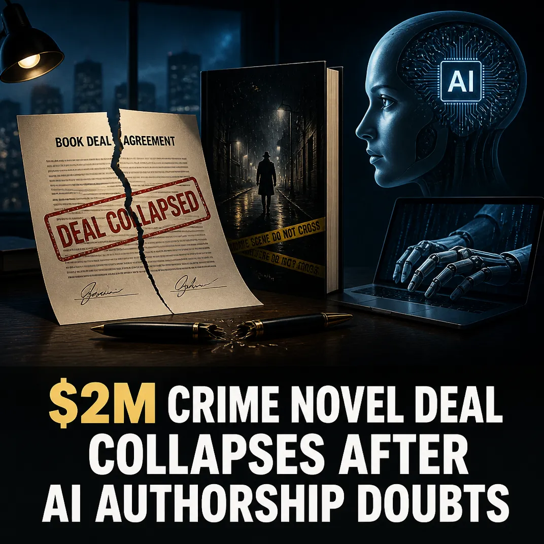$2M Crime Novel Deal Collapses After AI Authorship Doubts