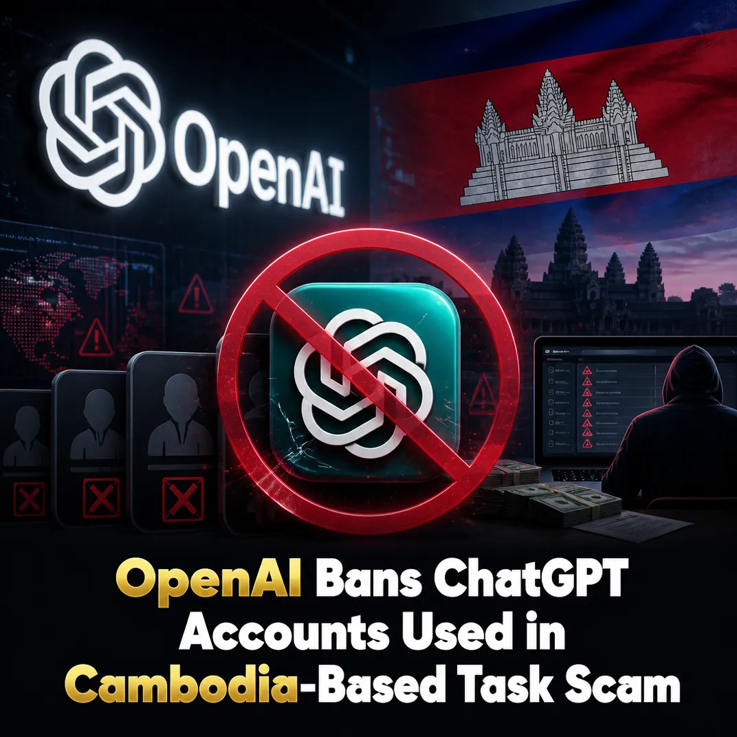 OpenAI Bans ChatGPT Accounts Used in Cambodia-Based Task Scam