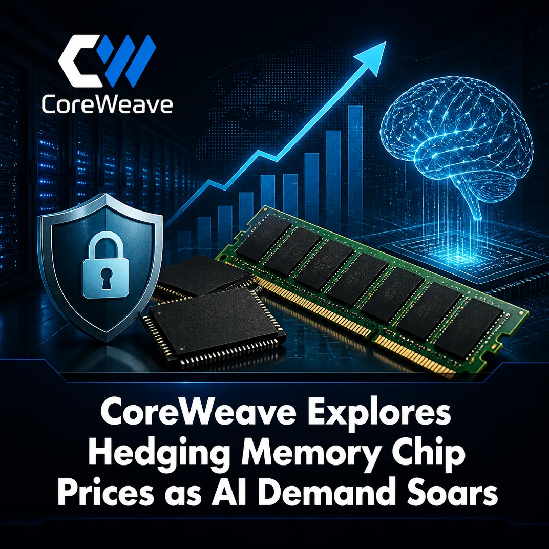 CoreWeave Explores Hedging Memory Chip Prices as AI Demand Soars