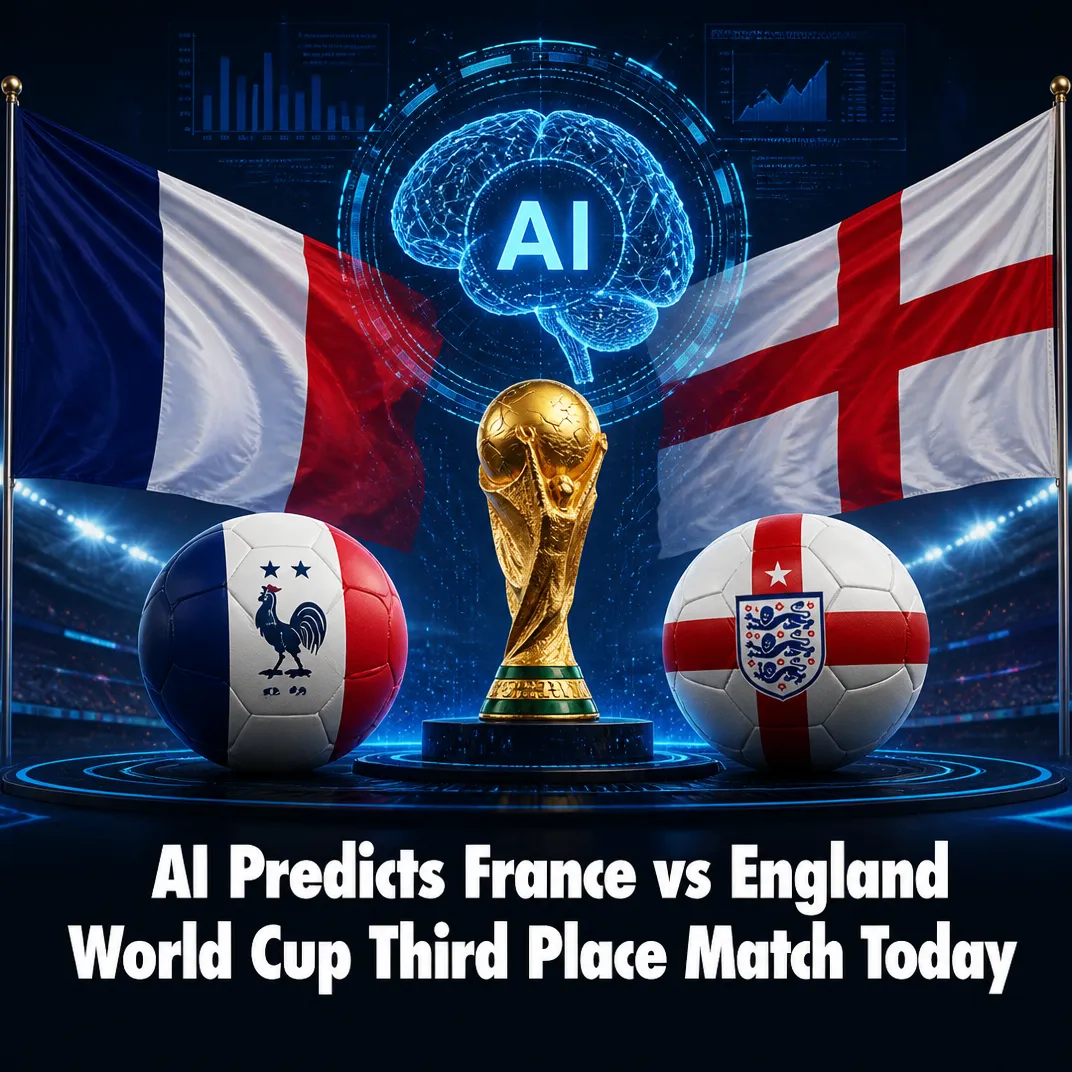 AI Predicts France vs England World Cup Third Place Match Today