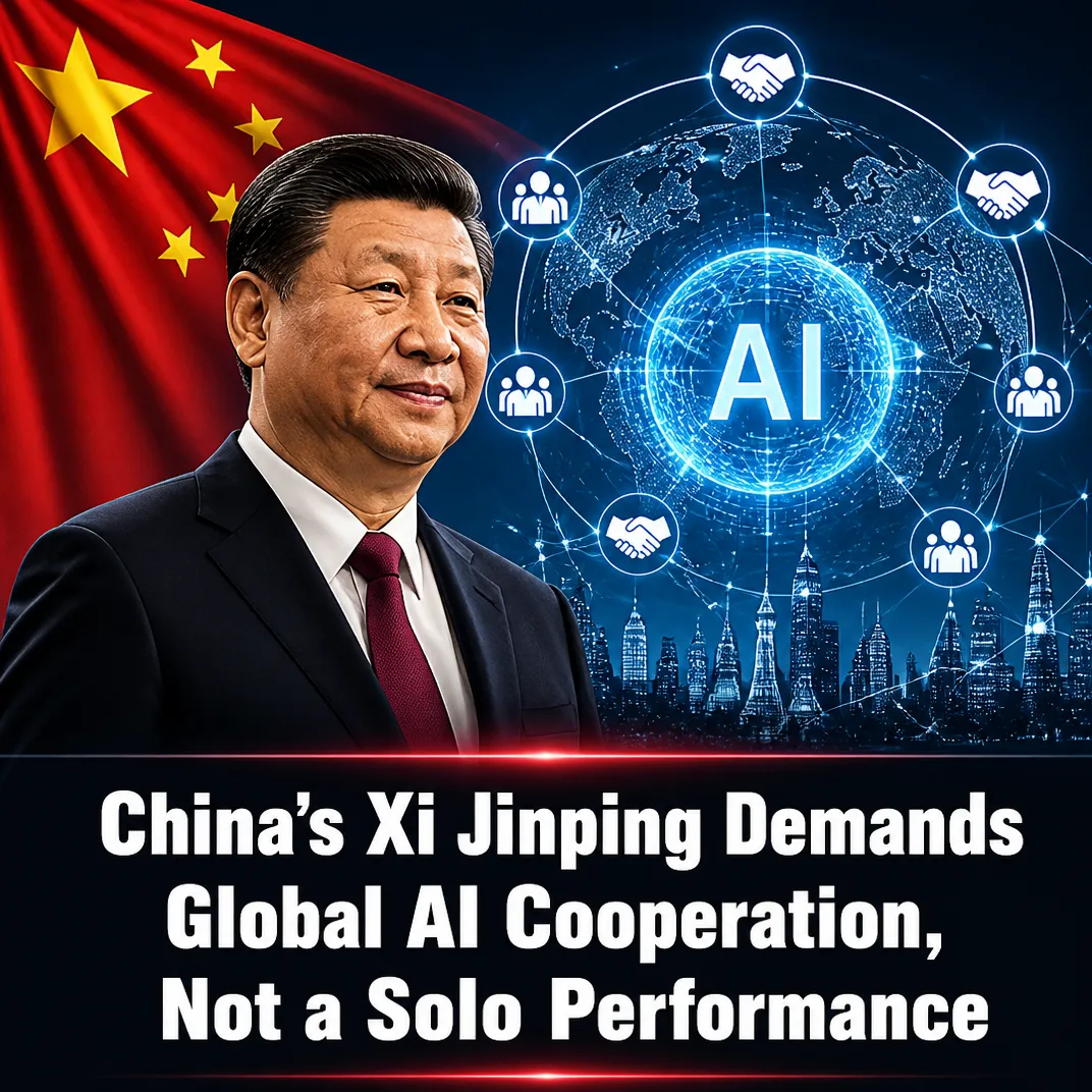 China’s Xi Jinping Demands Global AI Cooperation, Not a Solo Performance
