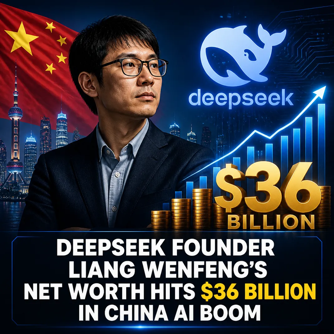 DeepSeek Founder Liang Wenfeng’s Net Worth Hits $36 Billion in China AI Boom