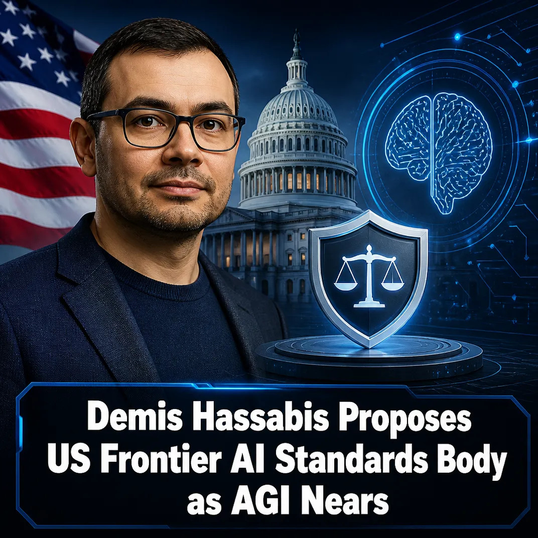 Demis Hassabis Proposes US Frontier AI Standards Body as AGI Nears
