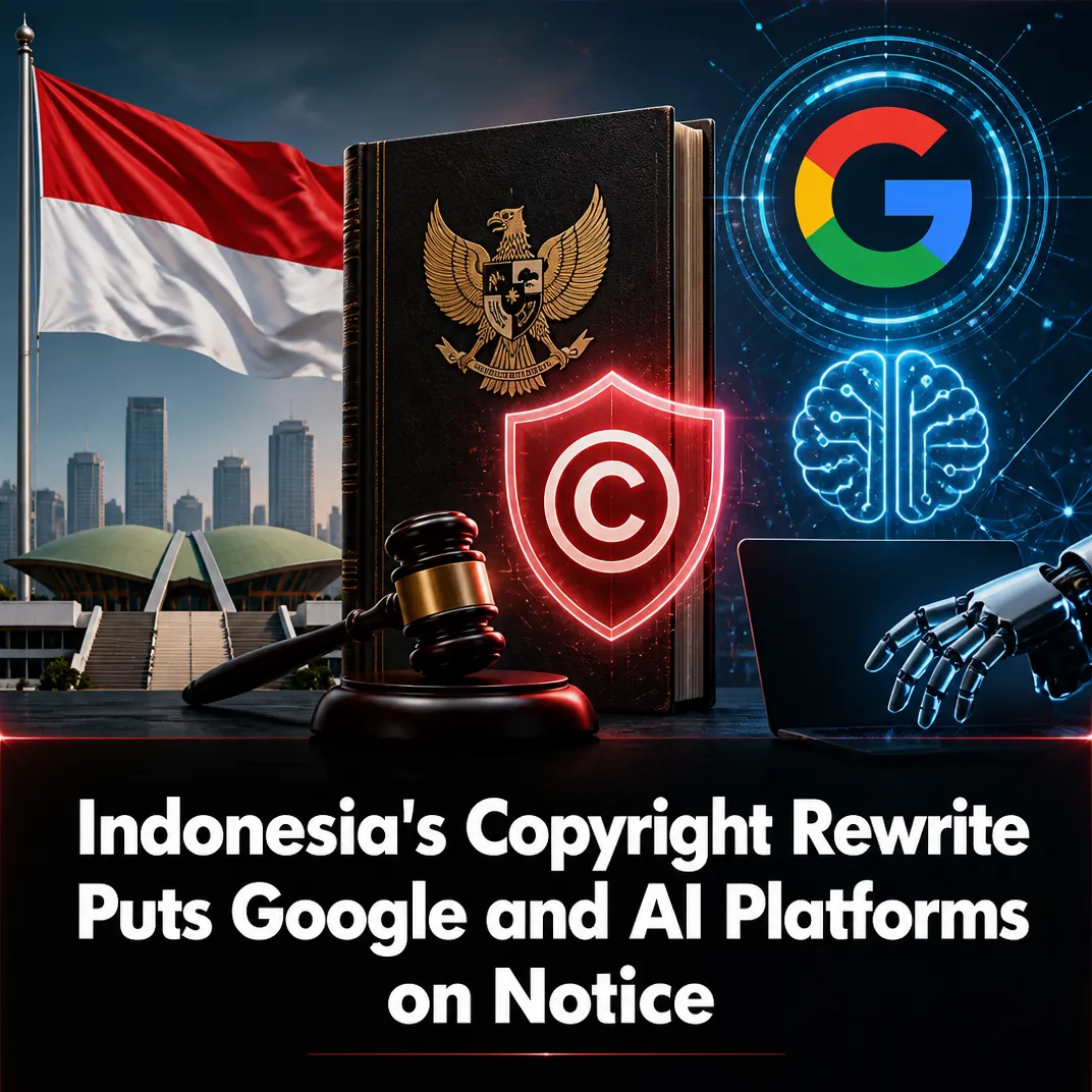 Indonesia’s Copyright Rewrite Puts Google and AI Platforms on Notice