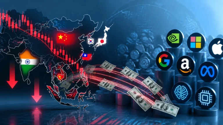 Foreigners dump Asia stocks at record pace as AI winners get crowded