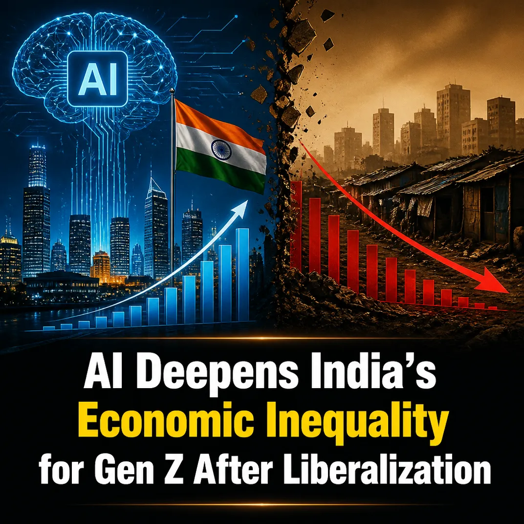AI Deepens India’s Economic Inequality for Gen Z After Liberalization