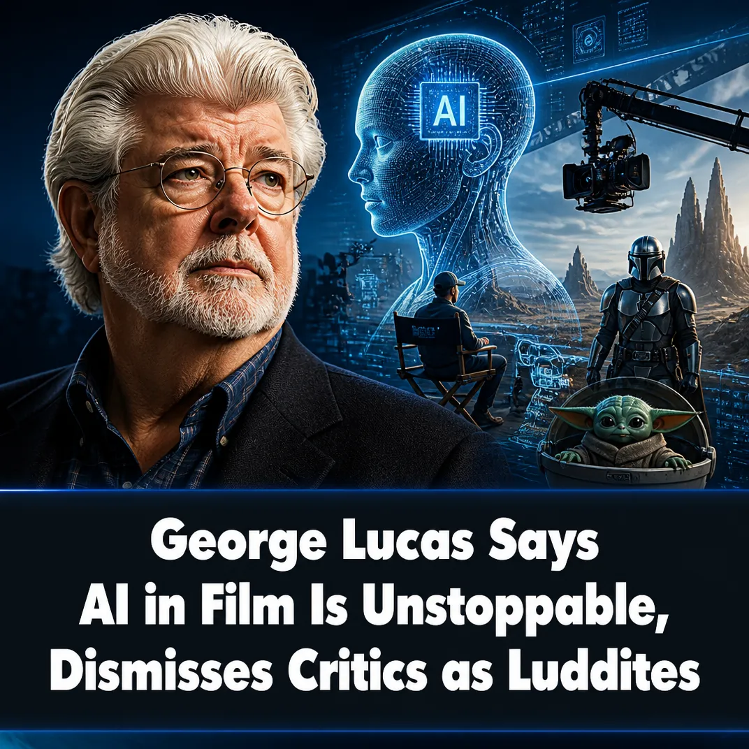 George Lucas Says AI in Film Is Unstoppable, Dismisses Critics as Luddites