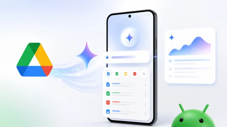 Google Drive gets Ask Gemini and AI Overviews on Android, making file search smarter