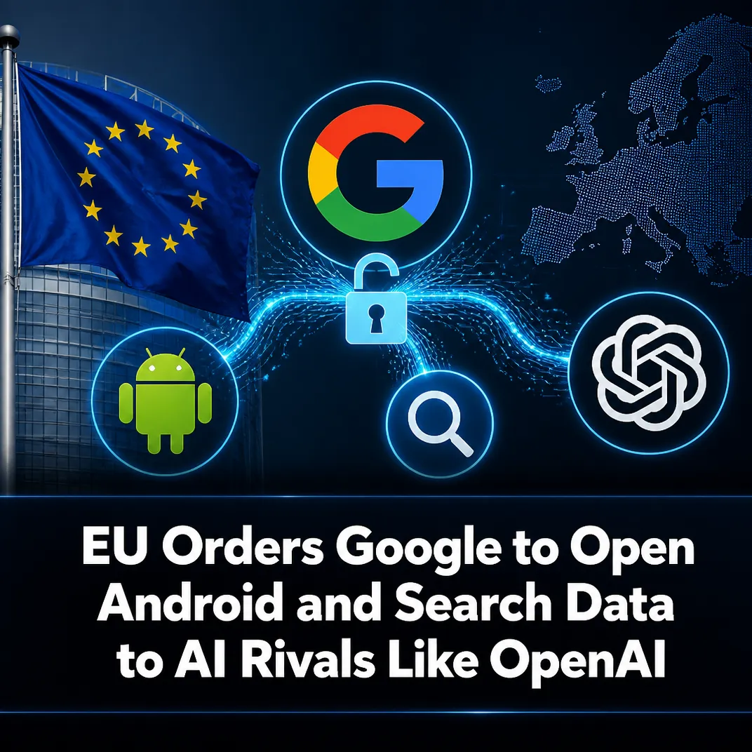 EU Orders Google to Open Android and Search Data to AI Rivals Like OpenAI