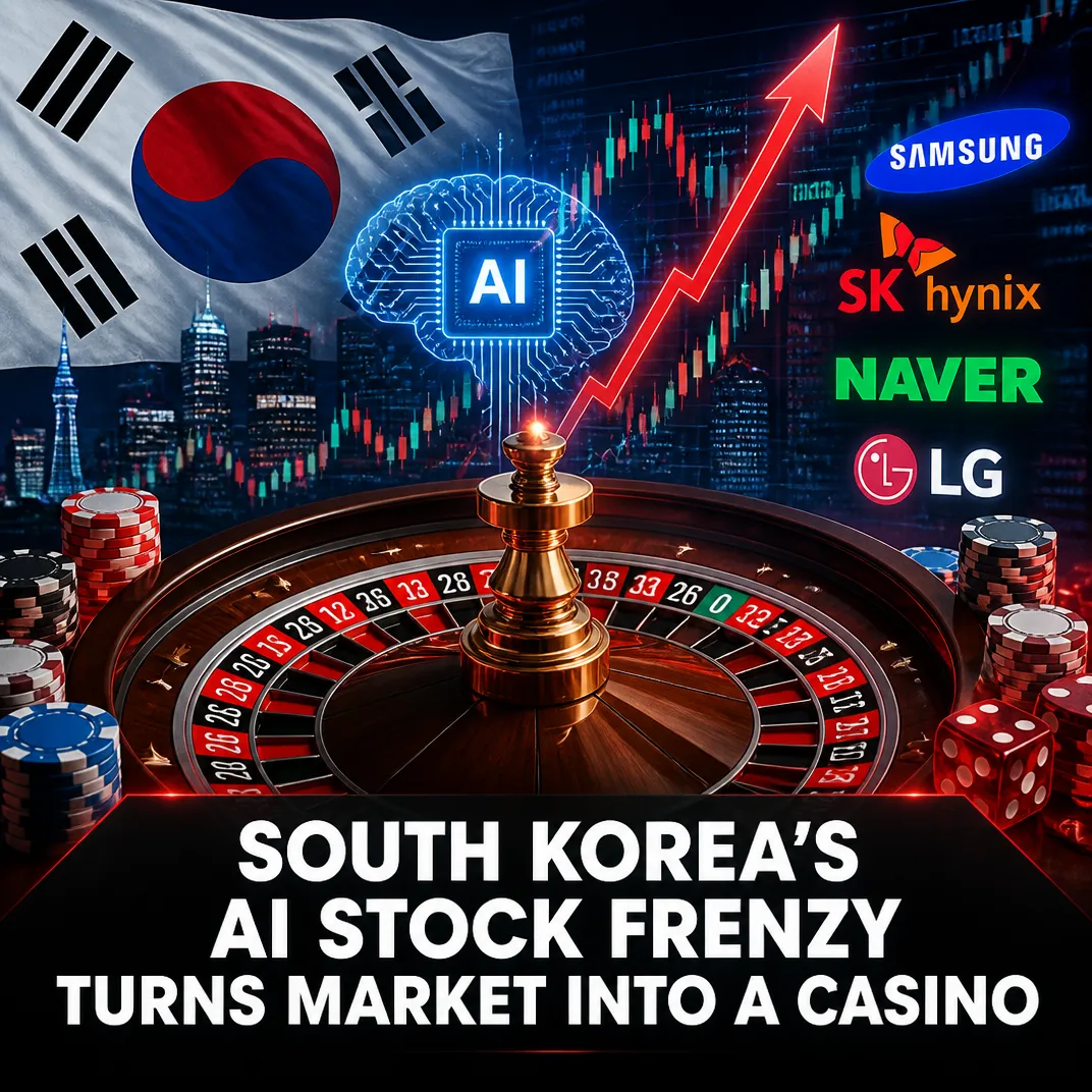South Korea’s AI Stock Frenzy Turns Market Into a Casino