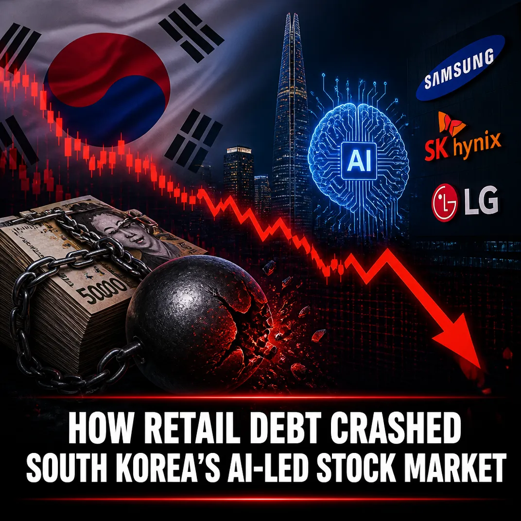 How Retail Debt Crashed South Korea’s AI-Led Stock Market