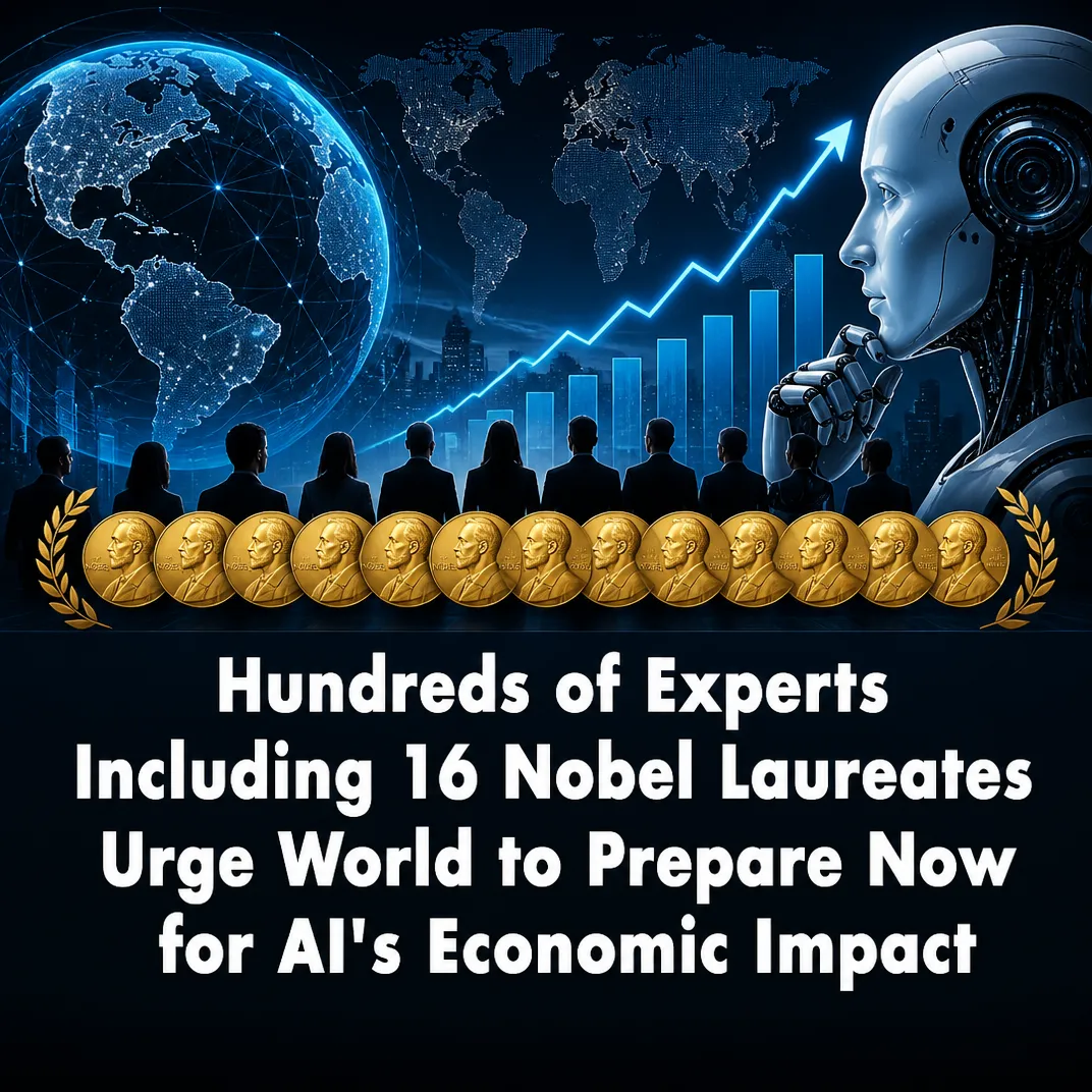 Hundreds of Experts Including 16 Nobel Laureates Urge World to Prepare Now for AI’s Economic Impact