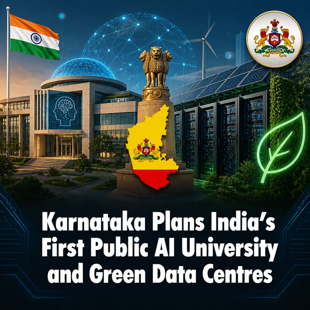 Karnataka Plans India’s First Public AI University and Green Data Centres