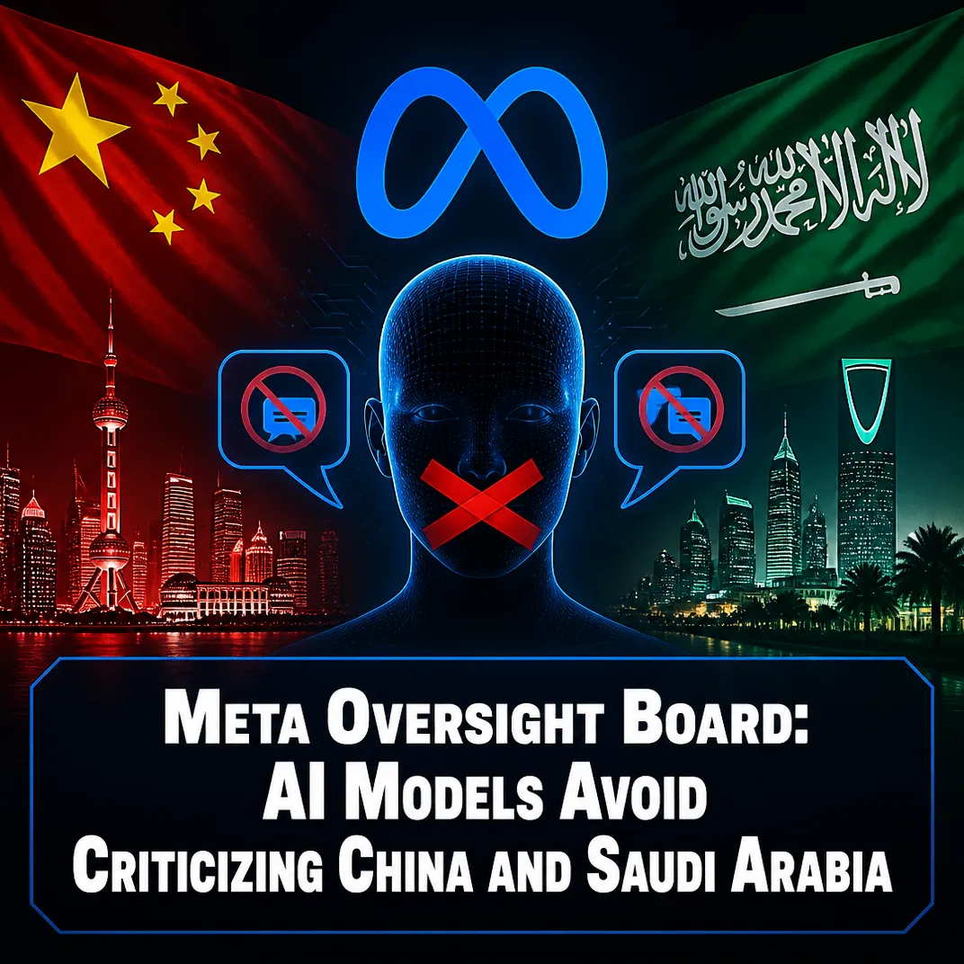 Meta Oversight Board: AI Models Avoid Criticizing China and Saudi Arabia