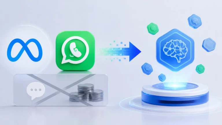Meta Replaces WhatsApp Business Message Fees With AI Tokens