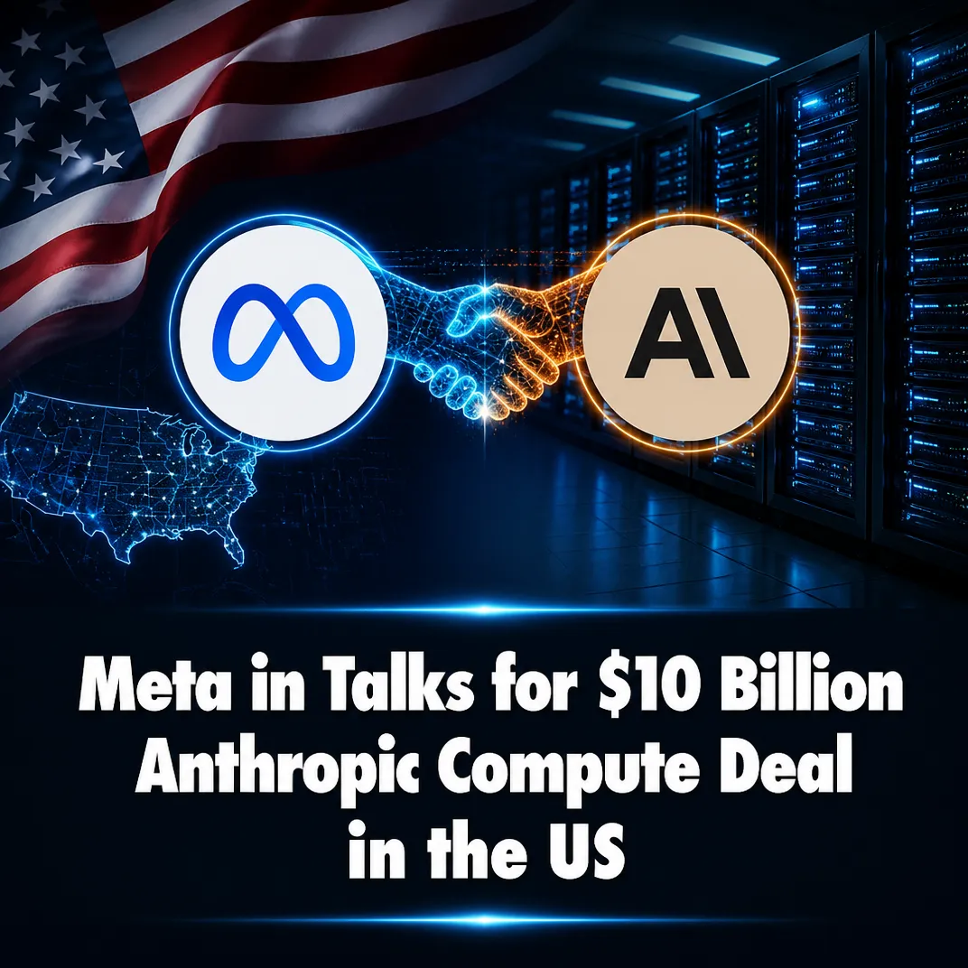 Meta in Talks for $10 Billion Anthropic Compute Deal in the US