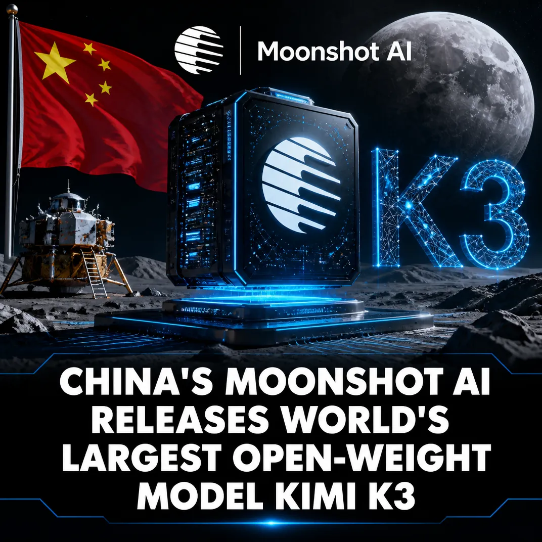 China’s Moonshot AI Releases World’s Largest Open-Weight Model Kimi K3