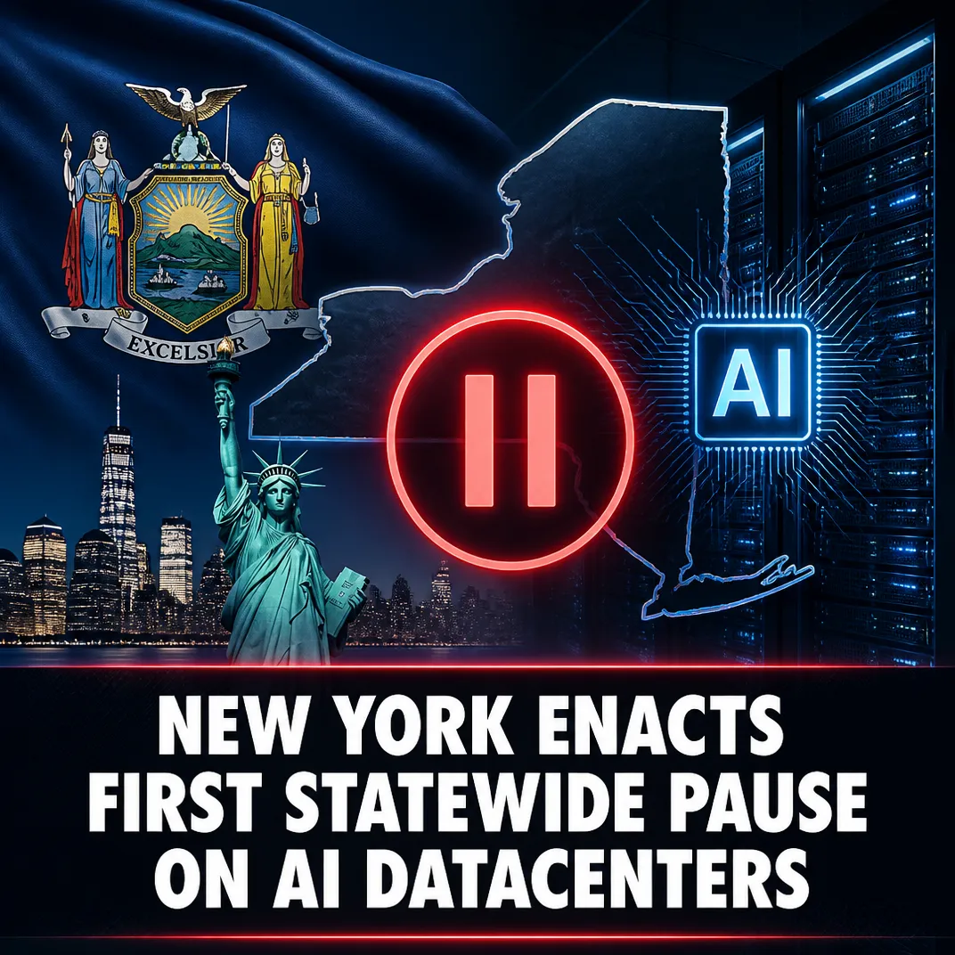New York Enacts First Statewide Pause on AI Datacenters