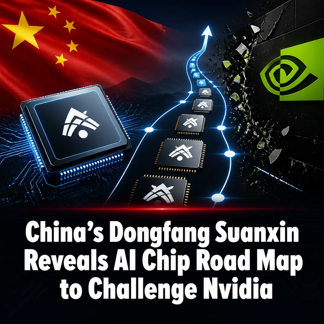 China’s Dongfang Suanxin Reveals AI Chip Road Map to Challenge Nvidia