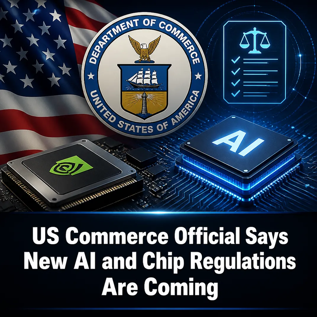 US Commerce Official Says New AI and Chip Regulations Are Coming