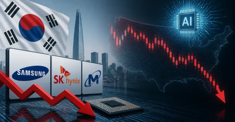 South Korean chip stocks slide after overnight US selloff on AI boom concerns