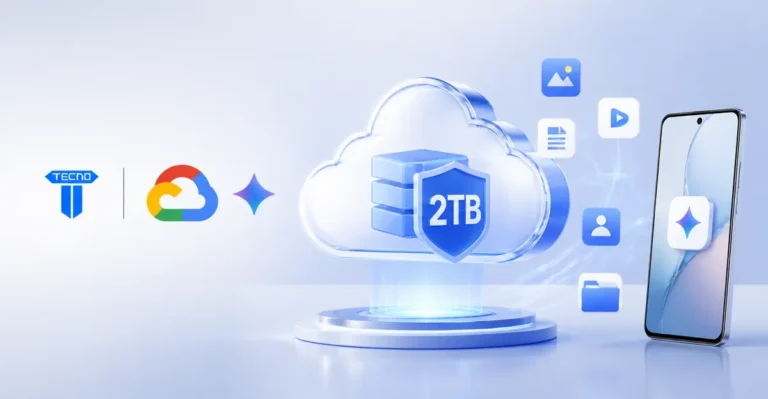 TECNO Brings Free 2TB Cloud Storage with Google AI Plus to Simplify Everyday Smartphone Use