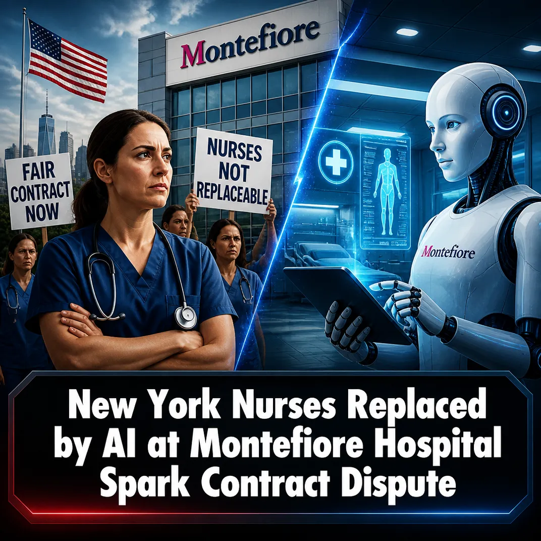 New York Nurses Replaced by AI at Montefiore Hospital Spark Contract Dispute
