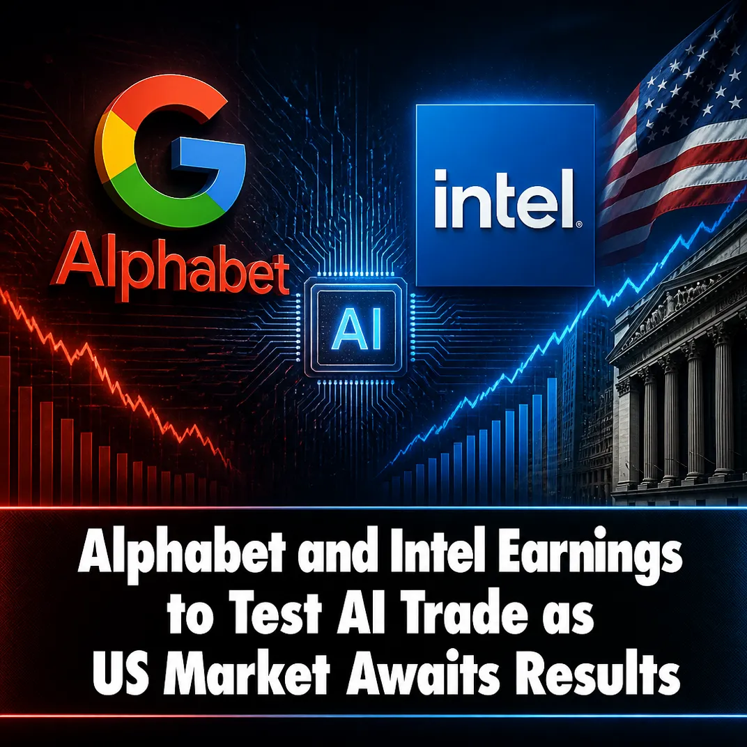 Alphabet and Intel Earnings to Test AI Trade as US Market Awaits Results