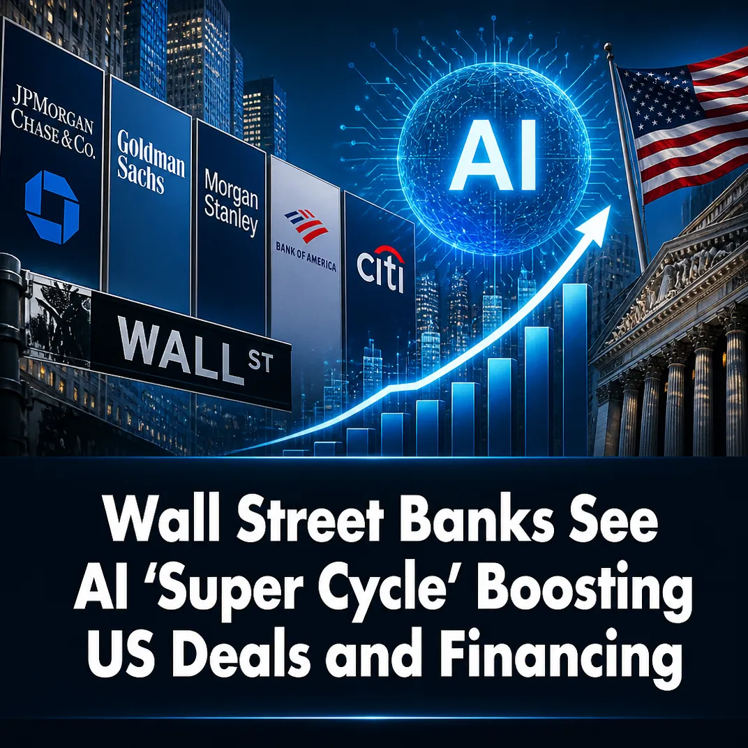 Wall Street Banks See AI ‘Super Cycle’ Boosting US Deals and Financing