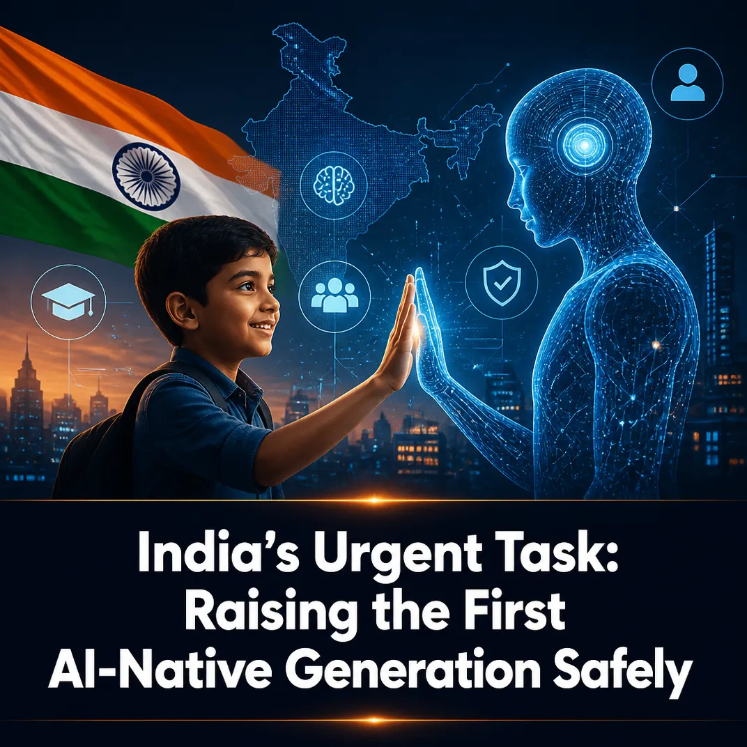 India’s Urgent Task: Raising the First AI-Native Generation Safely