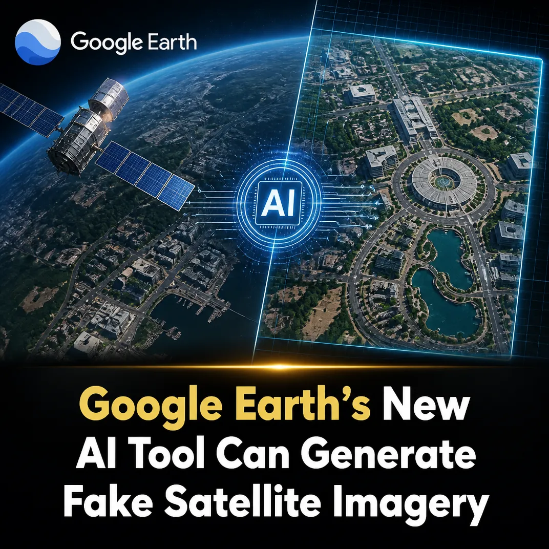 Google Earth’s New AI Tool Can Generate Fake Satellite Imagery