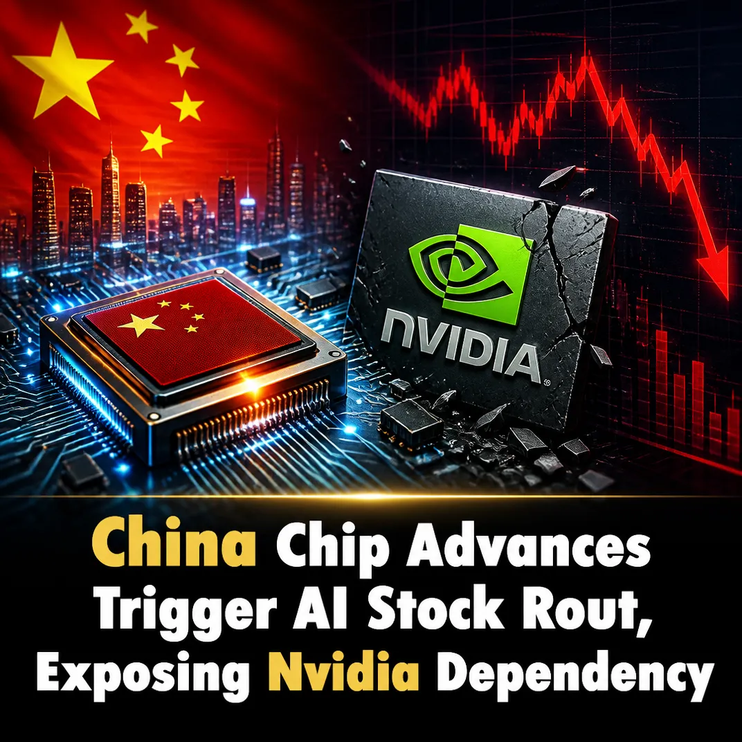 China Chip Advances Trigger AI Stock Rout, Exposing Nvidia Dependency
