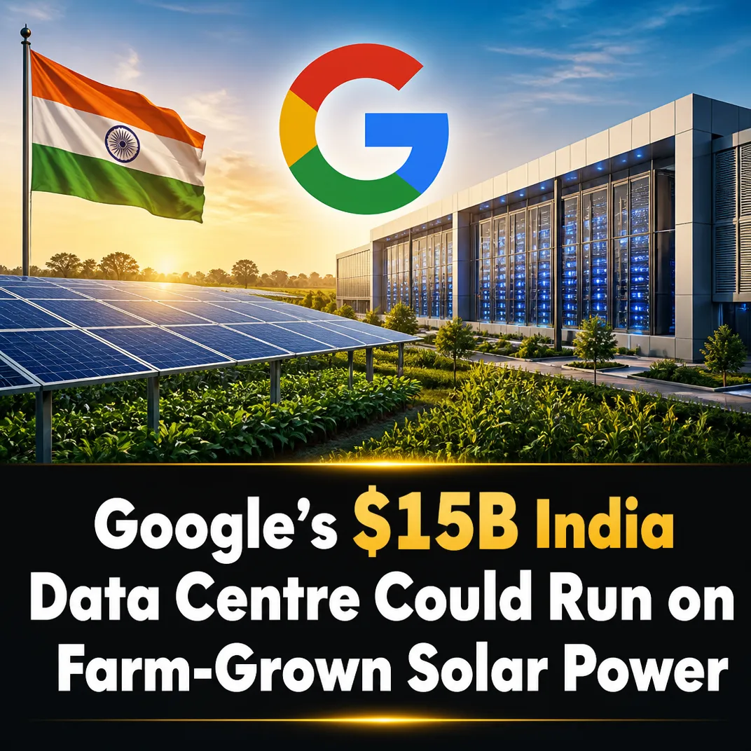 Google’s $15B India Data Centre Could Run on Farm-Grown Solar Power