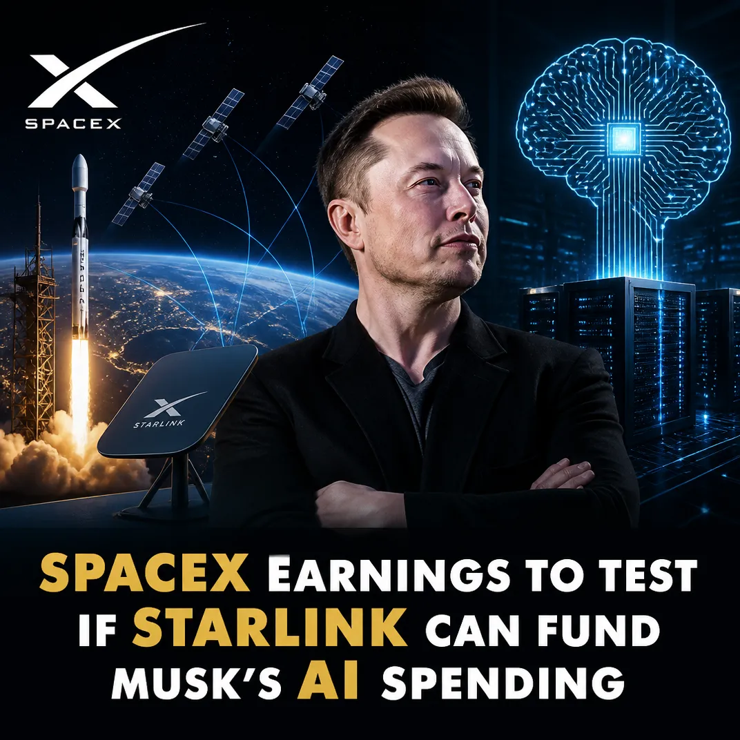 SpaceX Earnings to Test If Starlink Can Fund Musk’s AI Spending
