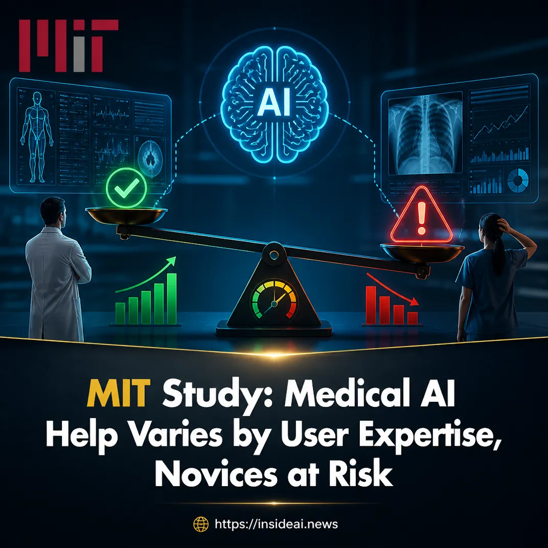 MIT Study: Medical AI Help Varies by User Expertise, Novices at Risk