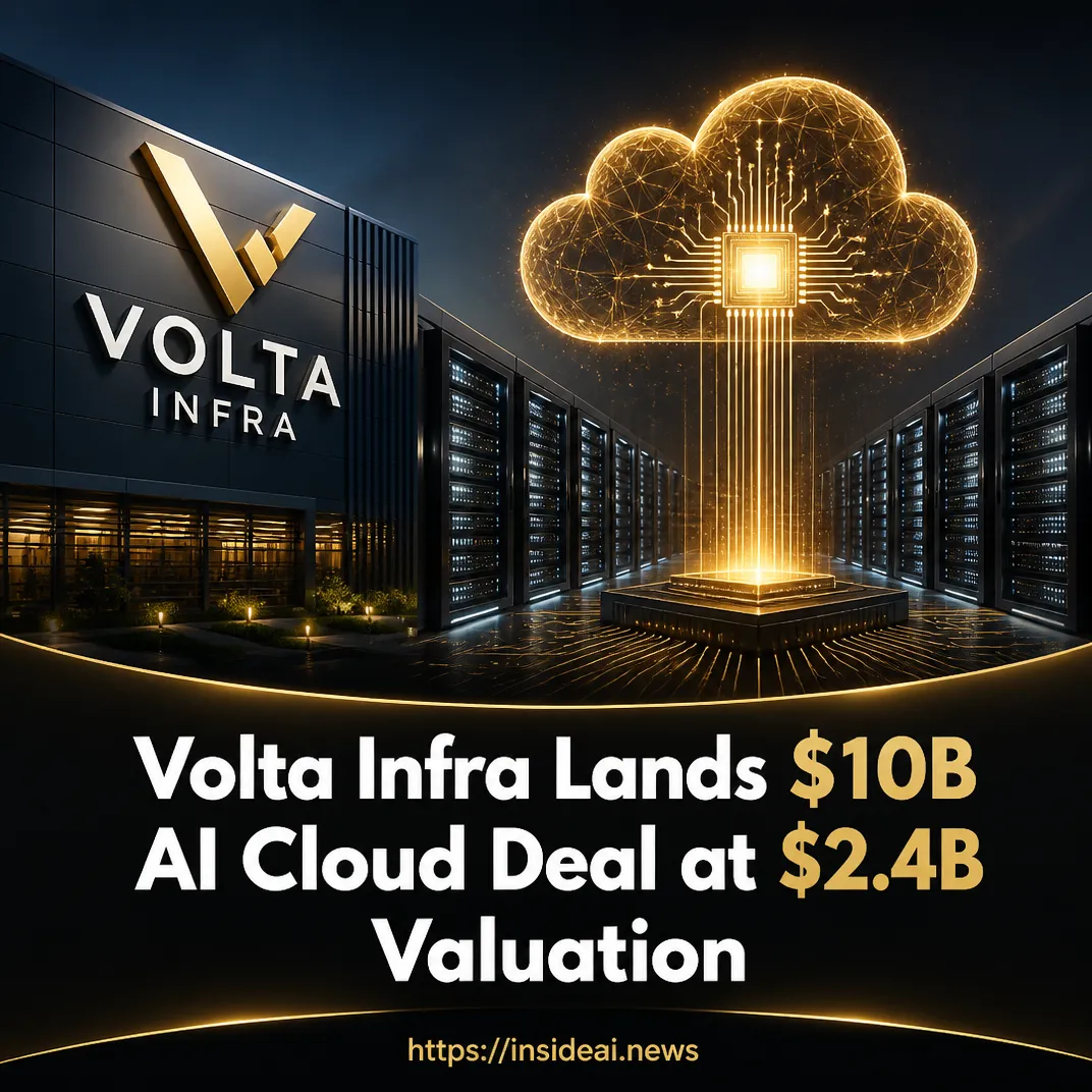 Volta Infra Lands $10B AI Cloud Deal at $2.4B Valuation