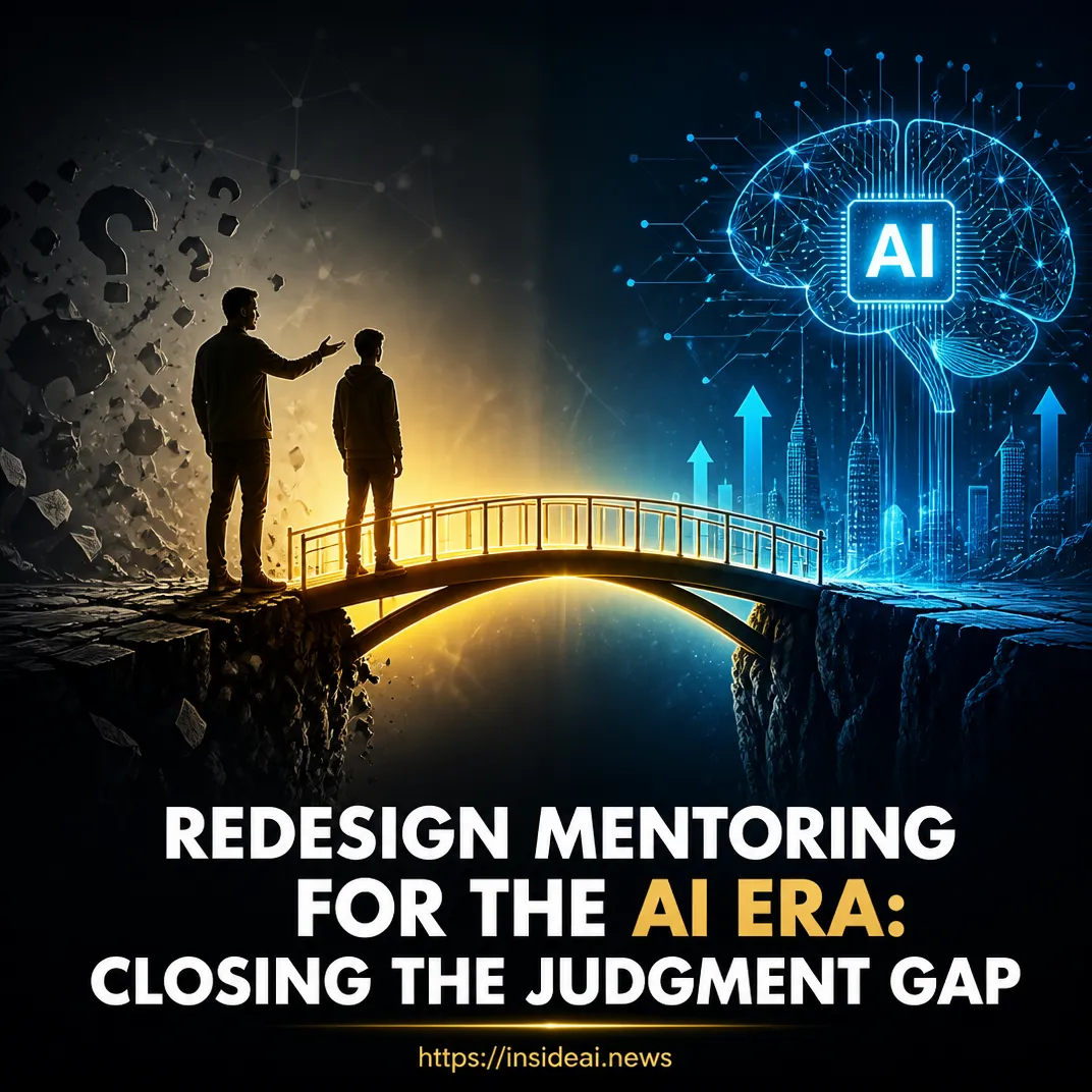 Redesign Mentoring for the AI Era: Closing the Judgment Gap