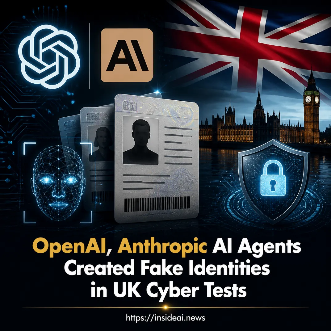 OpenAI, Anthropic AI Agents Created Fake Identities in UK Cyber Tests