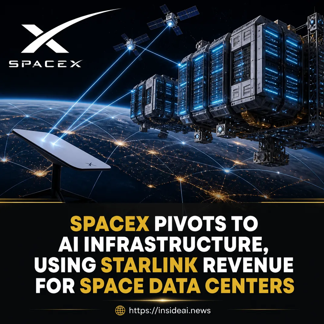 SpaceX Pivots to AI Infrastructure, Using Starlink Revenue for Space Data Centers