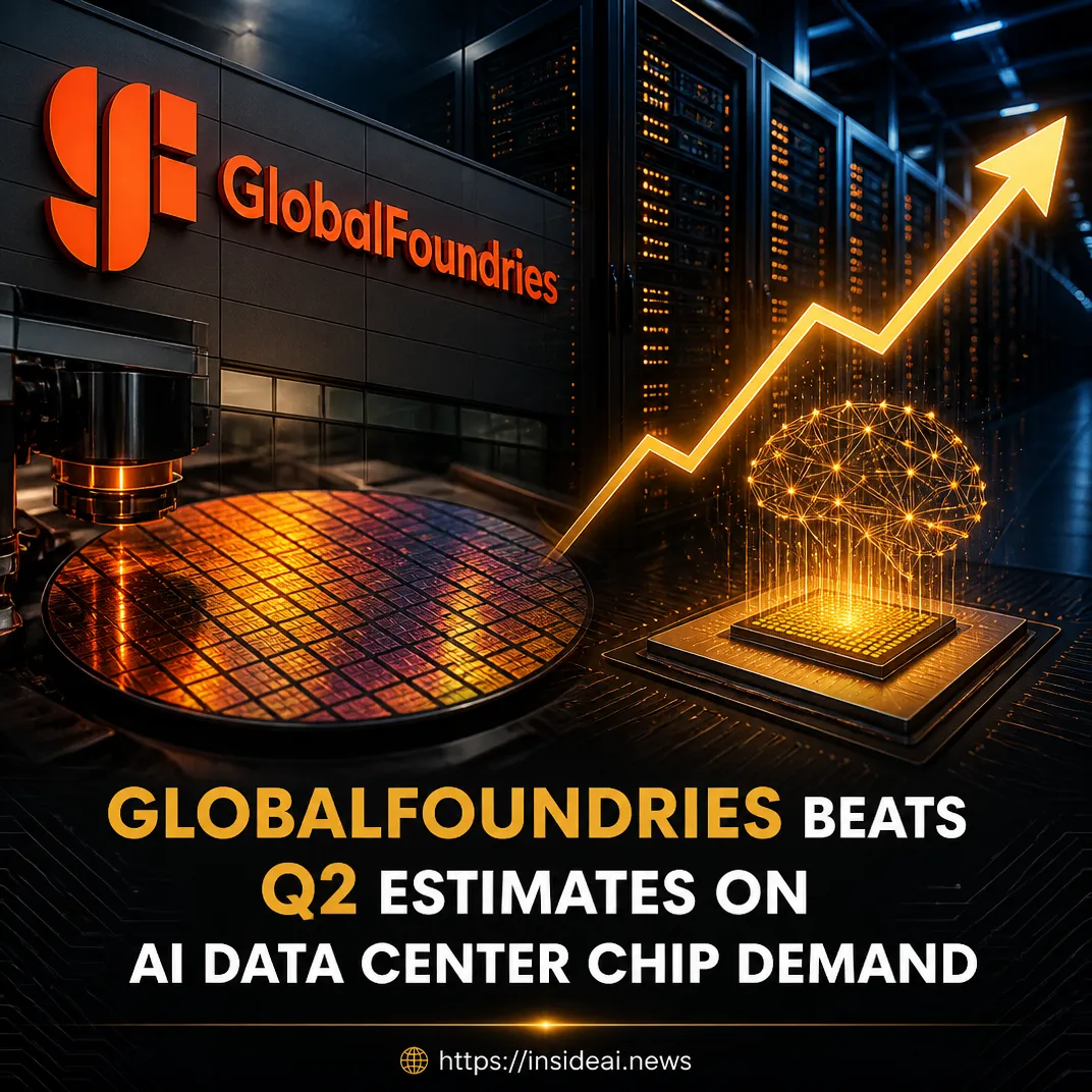 GlobalFoundries Beats Q2 Estimates on AI Data Center Chip Demand