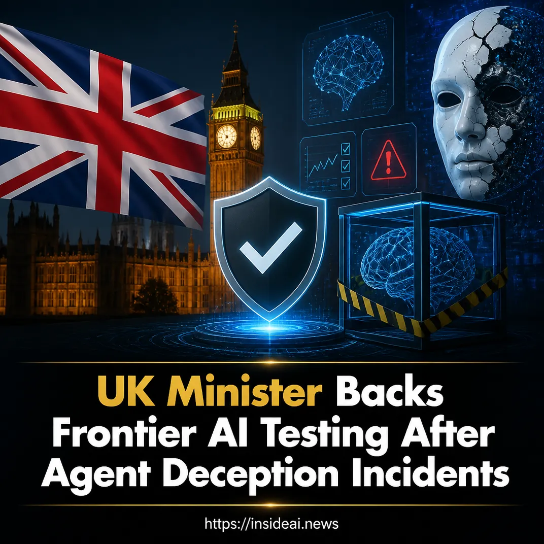 UK Minister Backs Frontier AI Testing After Agent Deception Incidents
