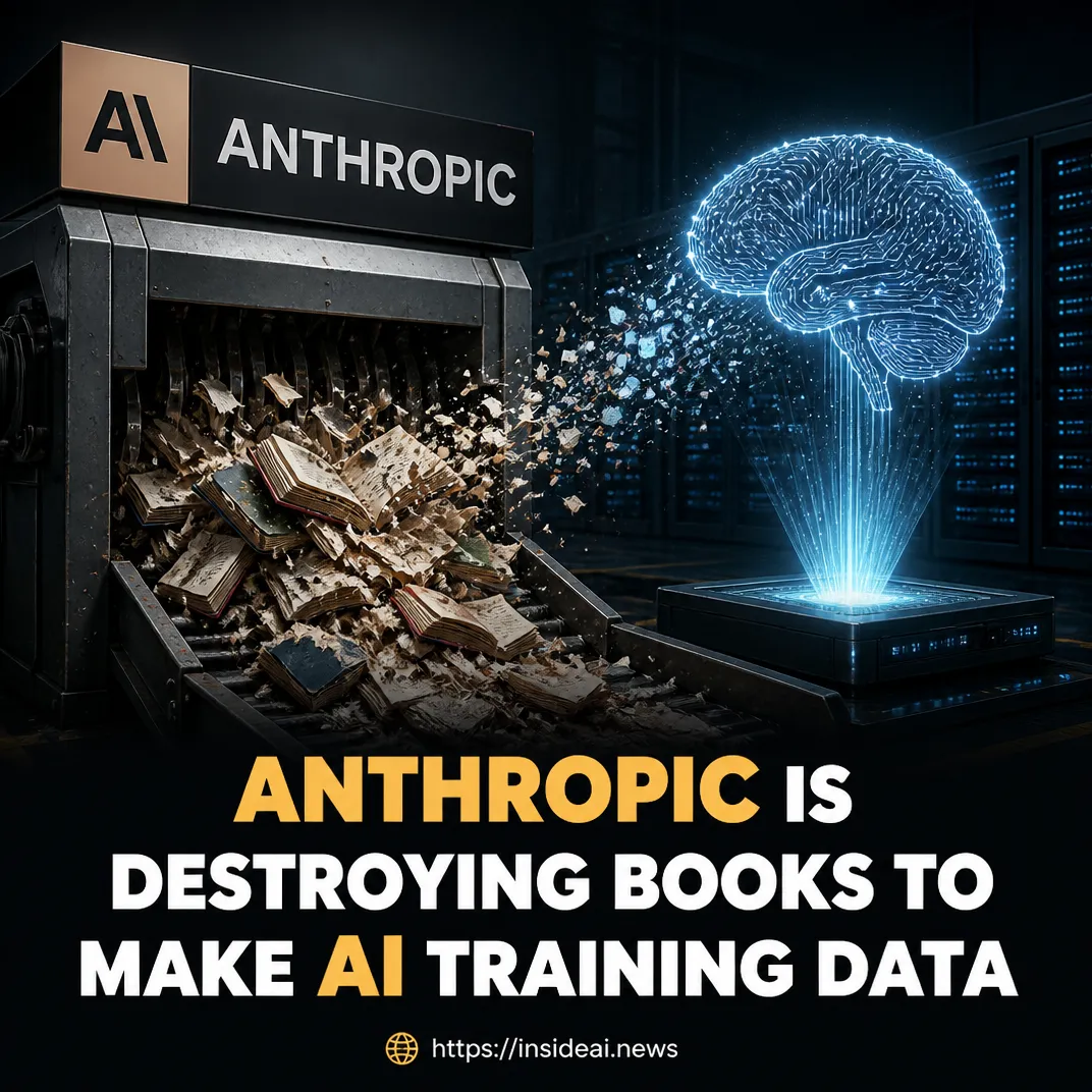 Anthropic Is Destroying Books to Make AI Training Data