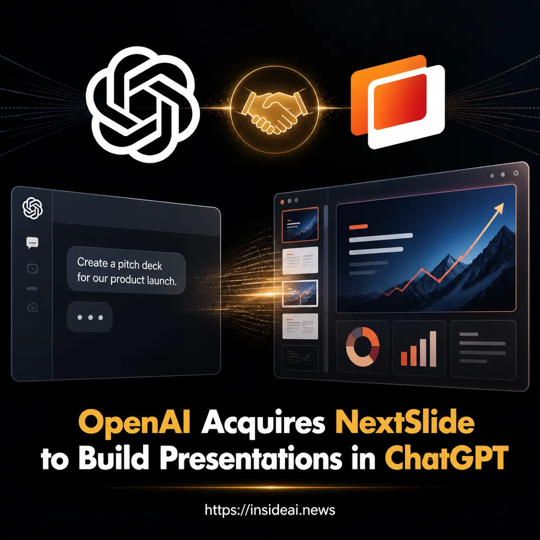 OpenAI Acquires NextSlide to Build Presentations in ChatGPT